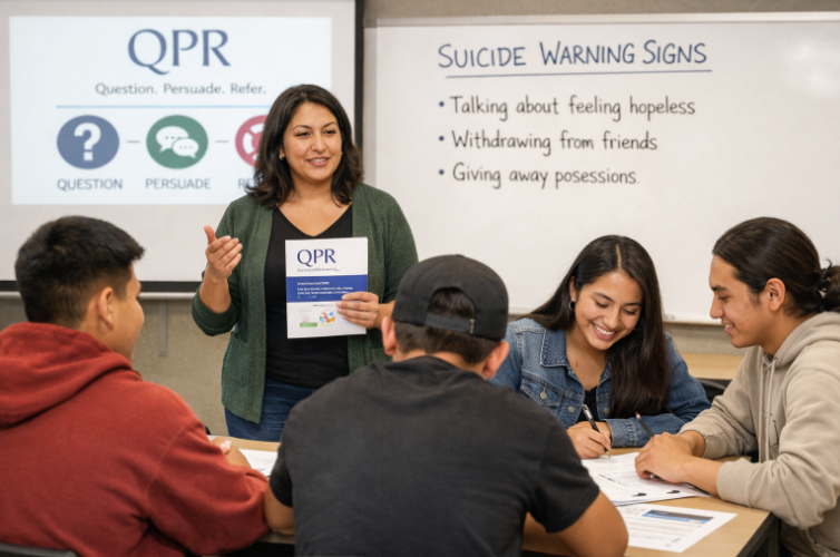 Empowering 11th Graders Through QPR Suicide Prevention Training