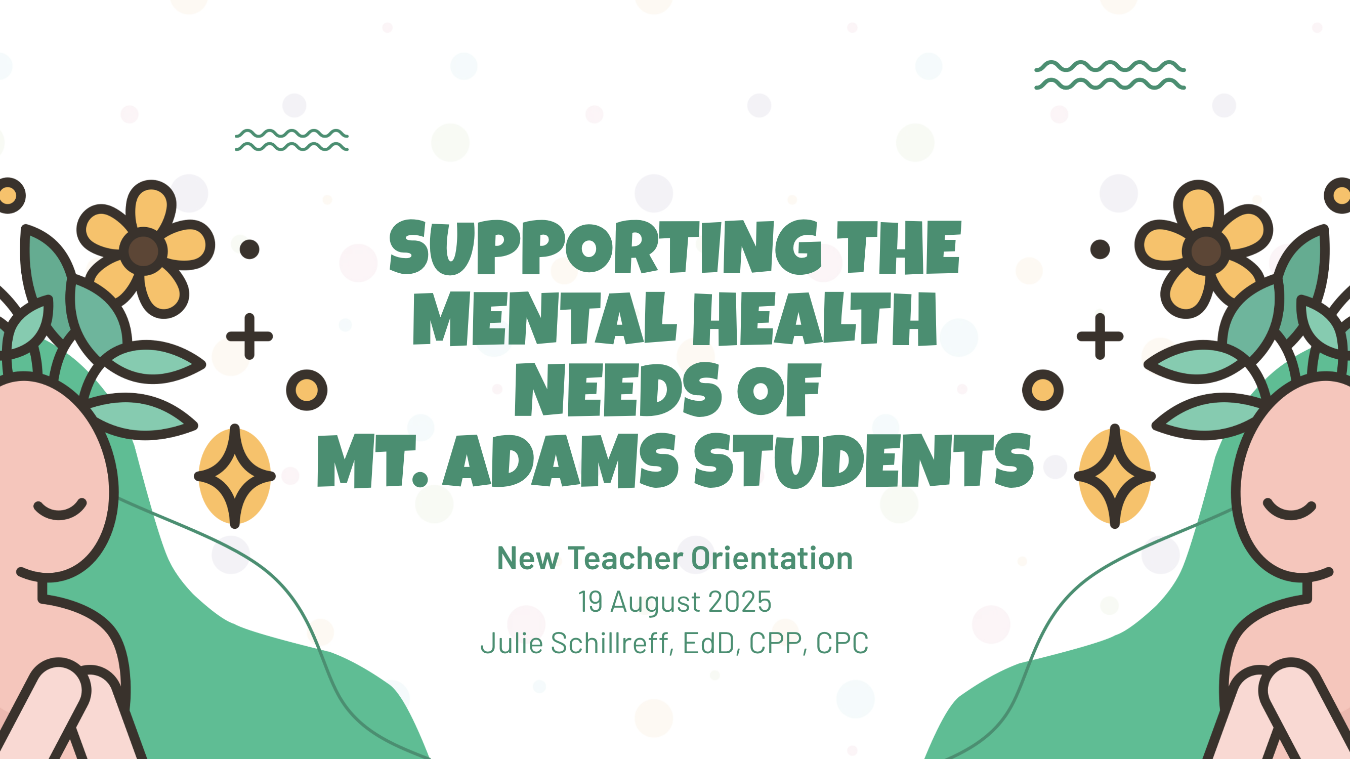 New Teachers Receive Training on Supporting Student Mental Health