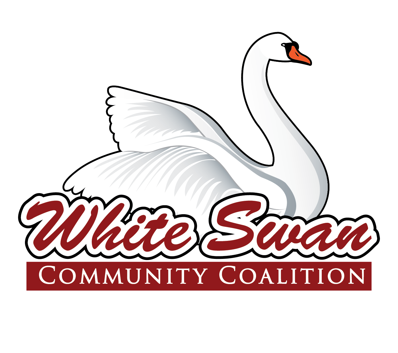 White Swan Comm Coalitiion No BG Red